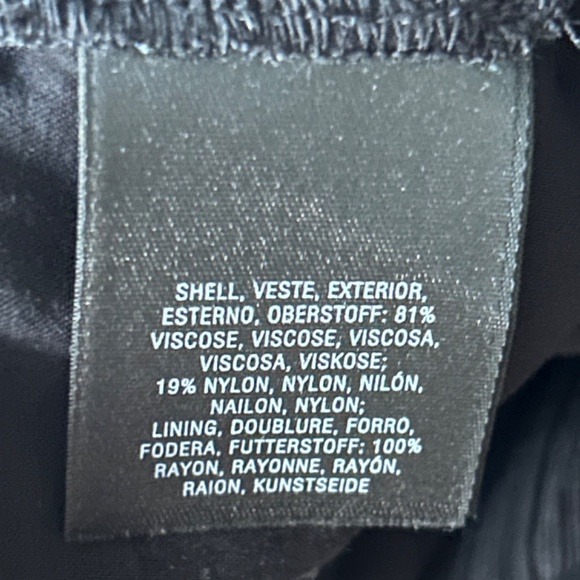 Anthropologie Black Wide Leg Jumpsuit Romper Tie Waist Cocktail Size 4 - Picture 9 of 10